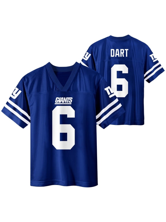 NFL NEW YORK GIANTS Boys Jersey Game Day Fan Apparel - Dart