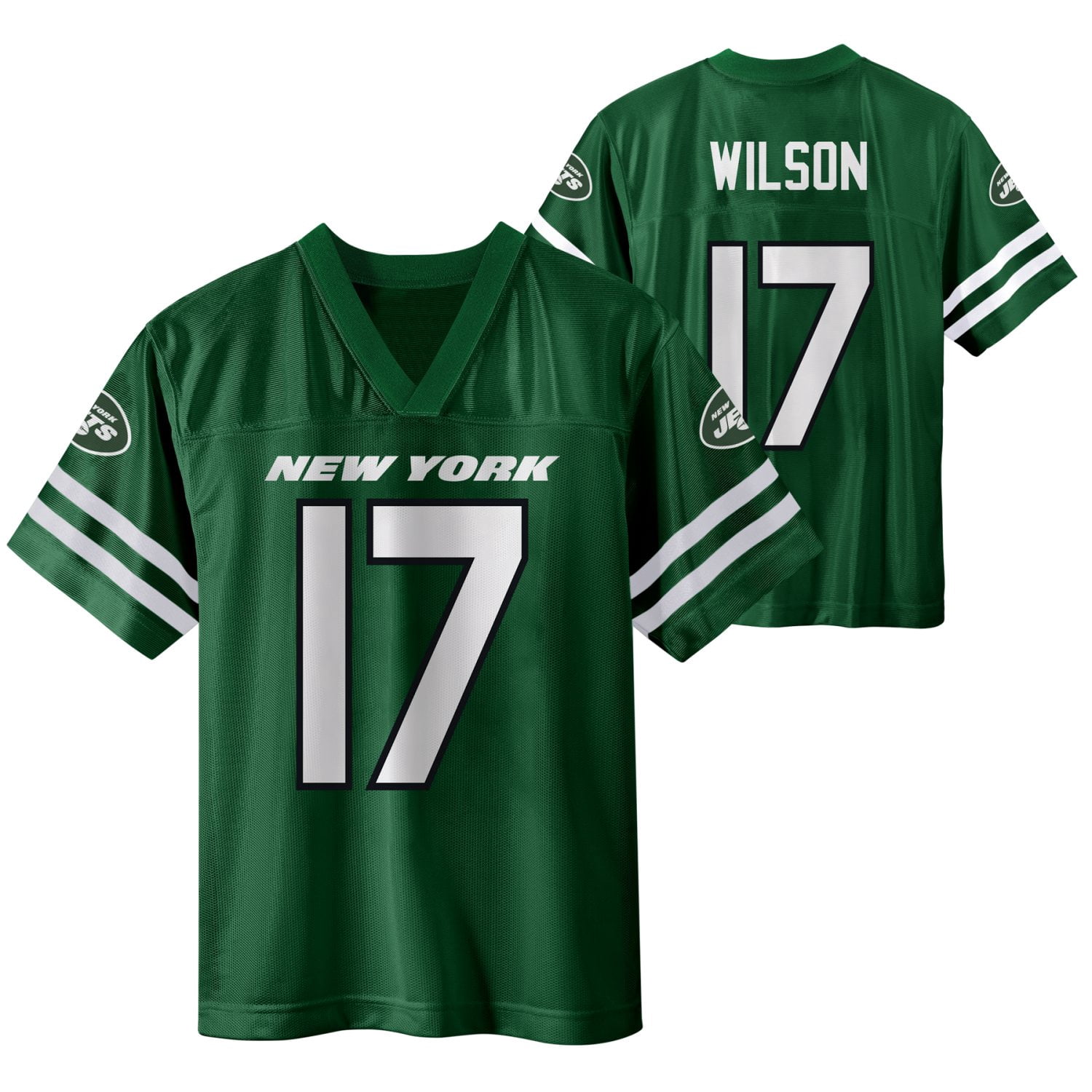 NFL NEW YORK JETS Boys Jersey Game Day Fan Apparel -Wilson