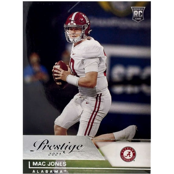 NFL New England Patriots 2021 Chronicles Prestige Draft Picks Mac Jones Trading Card #87 (Panini)