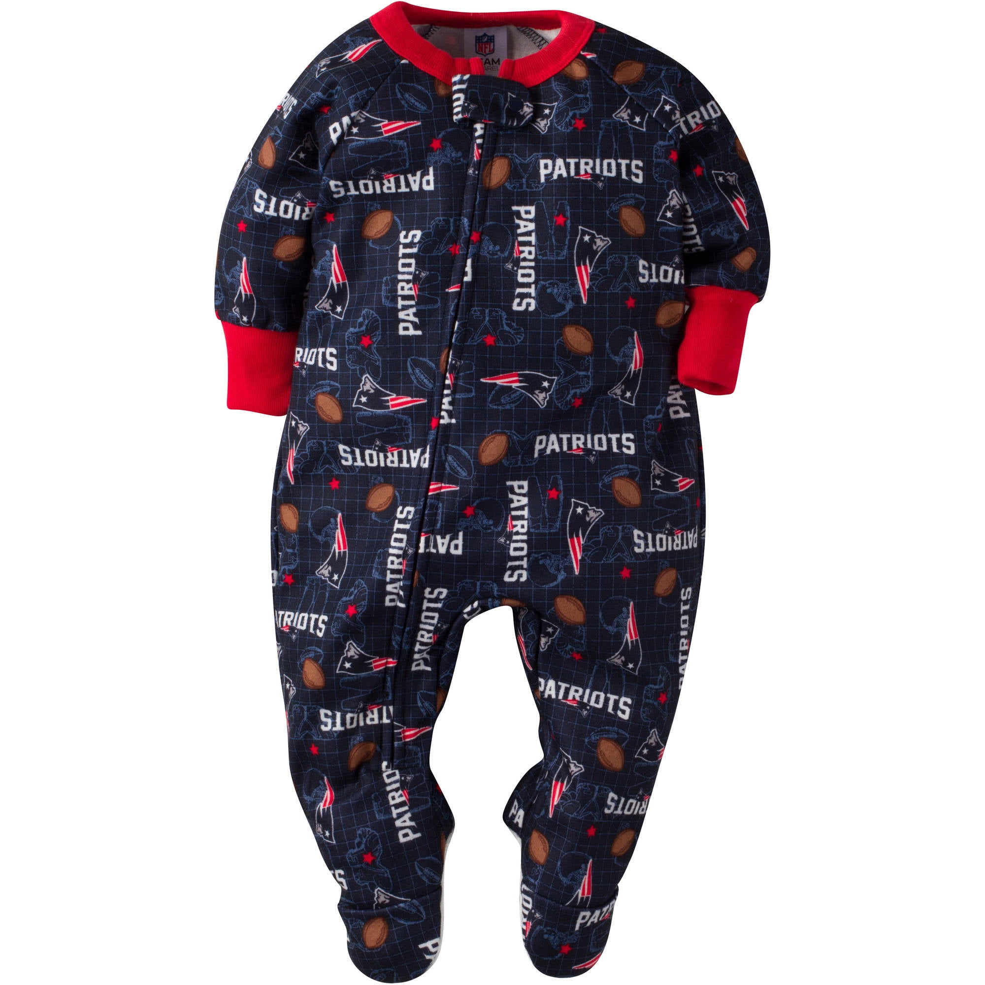 NFL New England Patriots Baby Boys Team Blanket Sleeper