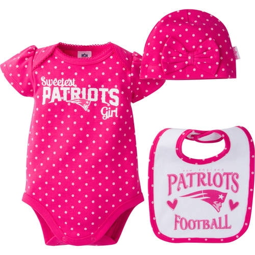 Patriots baby top girl outfit