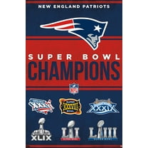 NFL New England Patriots - Champions 23 Wall Poster, 22.375" x 34"