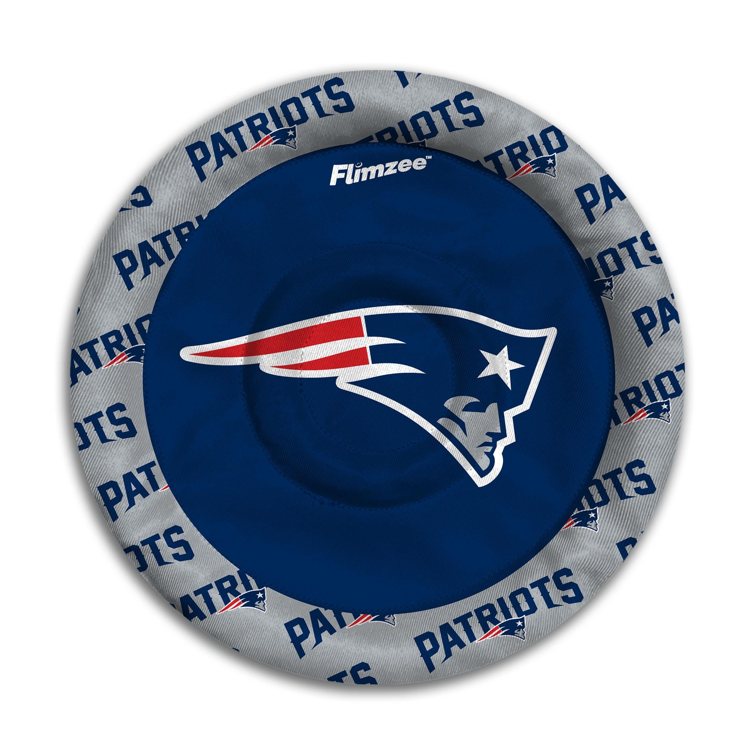 New England Patriots NFL Bendable Bean-Bag Flying Disc with Resin