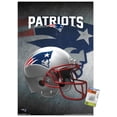 thumbnail image 1 of NFL New England Patriots - Helmet 16 Wall Poster with Push Pins, 22.37" x 34", 1 of 3
