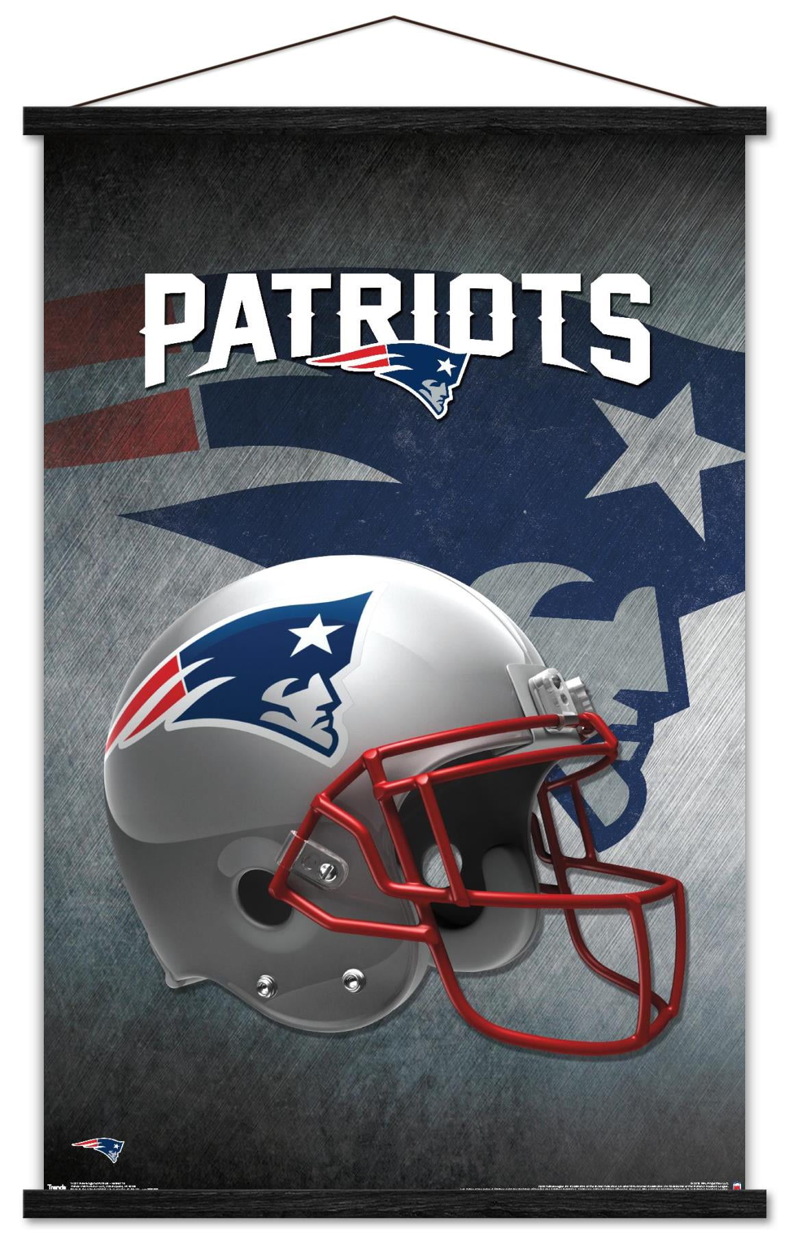 New England Patriots Faux Leather Helmet Hat