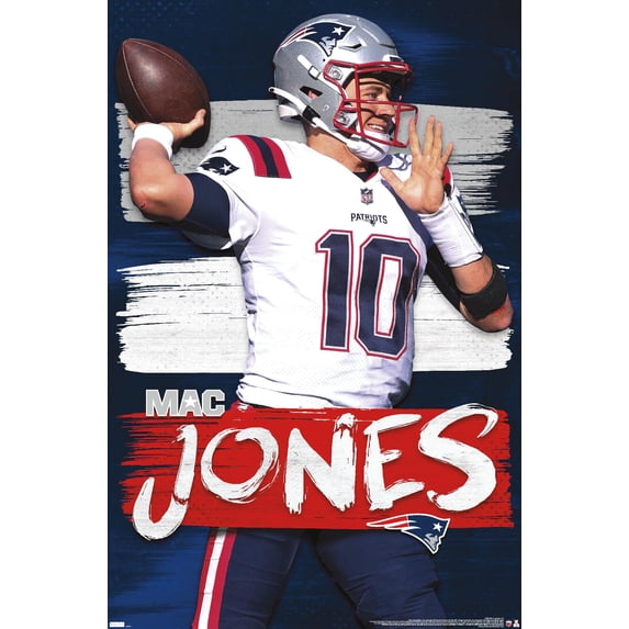 NFL New England Patriots - Mac Jones 22 Wall Poster, 22.375" x 34"