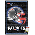 thumbnail image 1 of NFL New England Patriots - Neon Helmet 23 Wall Poster, 22.375" x 34", 1 of 5