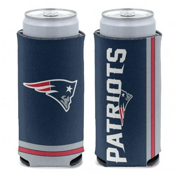 NFL New England Patriots Prime 12oz Slim Can Cooler, Collapsible