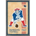 thumbnail image 1 of NFL New England Patriots - Retro Logo 14 Wall Poster, 22.375" x 34", Framed, 1 of 5