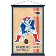 thumbnail image 1 of NFL New England Patriots - Retro Logo 14 Wall Poster with Magnetic Frame, 22.375" x 34", 1 of 5