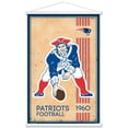 thumbnail image 1 of NFL New England Patriots - Retro Logo 14 Wall Poster with Magnetic Frame, 22.375" x 34", 1 of 5
