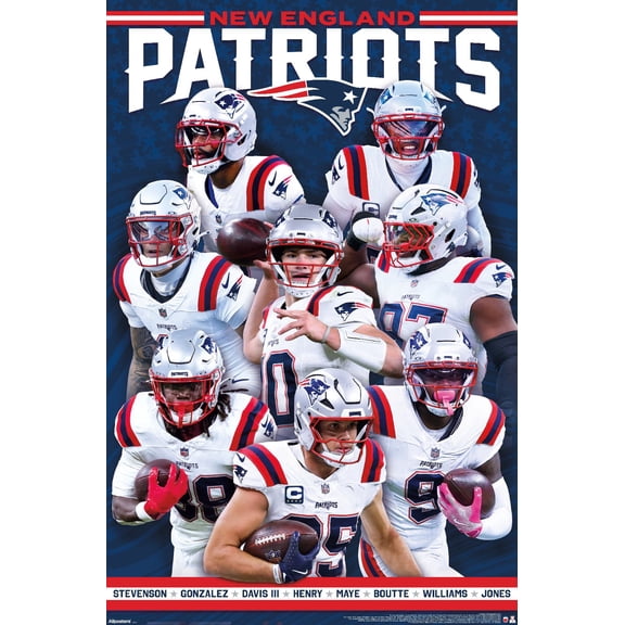 NFL New England Patriots - Team 26 Wall Poster, 14.725" x 22.375"