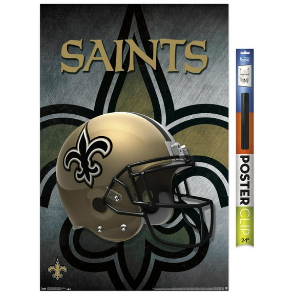 NFL New Orleans Saints - Helmet 16 Wall Poster, 22.375" x 34"