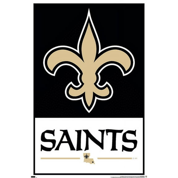 NFL New Orleans Saints - Logo 21 Wall Poster, 22.375" x 34"