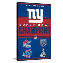 NFL New York Giants - Champions 23 Canvas Wall Poster, 14.725" x 22.375"