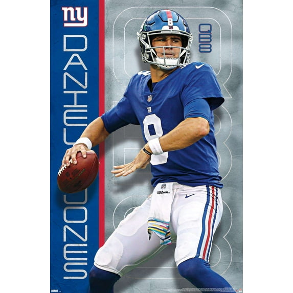 NFL New York Giants - Daniel Jones 20 Wall Poster, 14.725" x 22.375"