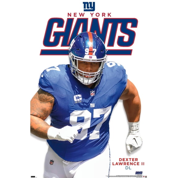 NFL New York Giants - Dexter Lawrence II Feature Series 24 Wall Poster, 22.375" x 34"