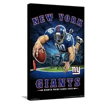 NFL New York Giants - End Zone 17 Canvas Wall Poster, 14.725" x 22.375"