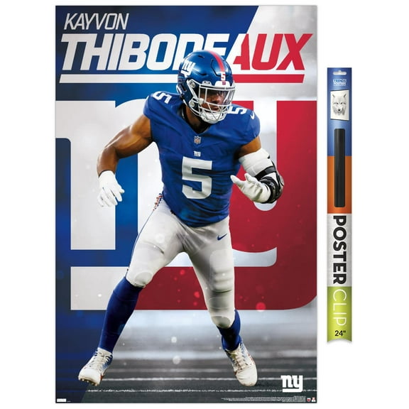 NFL New York Giants - Kayvon Thibodeaux 24 Wall Poster, 22.375" x 34"