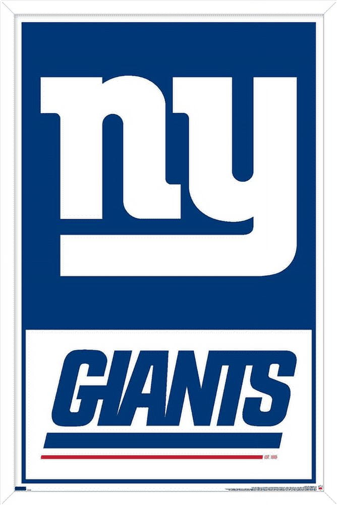 NFL New York Giants - Logo 21 Wall Poster with Push Pins, 22.375