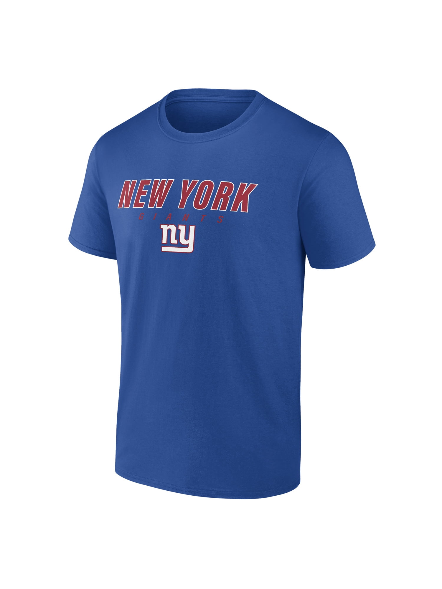 NFL New York Giants Men's Cotton Blue Short Sleeve T-Shirt
