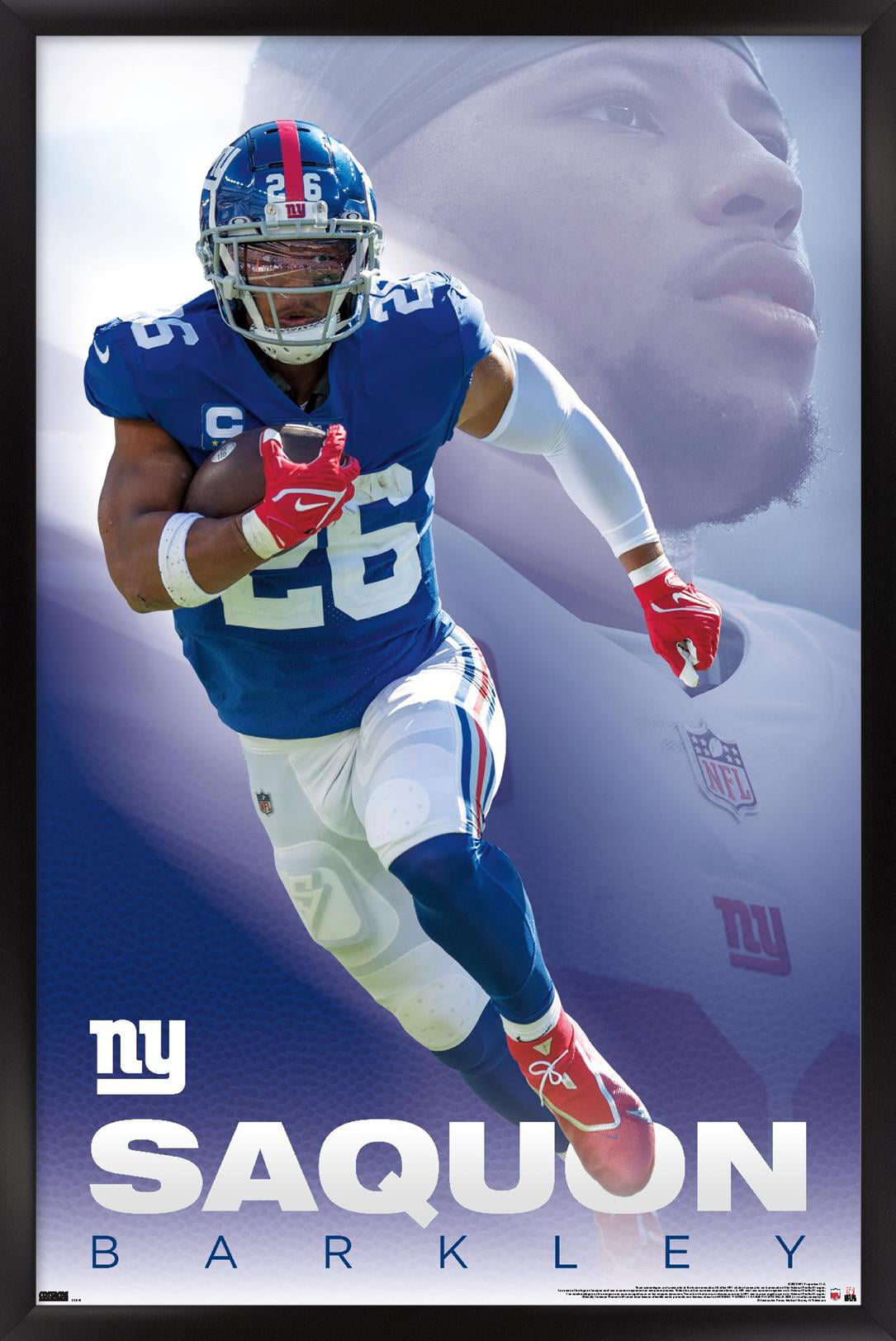 NFL New York Giants - Saquon Barkley 22 Wall Poster, 22.375' x 34' 
