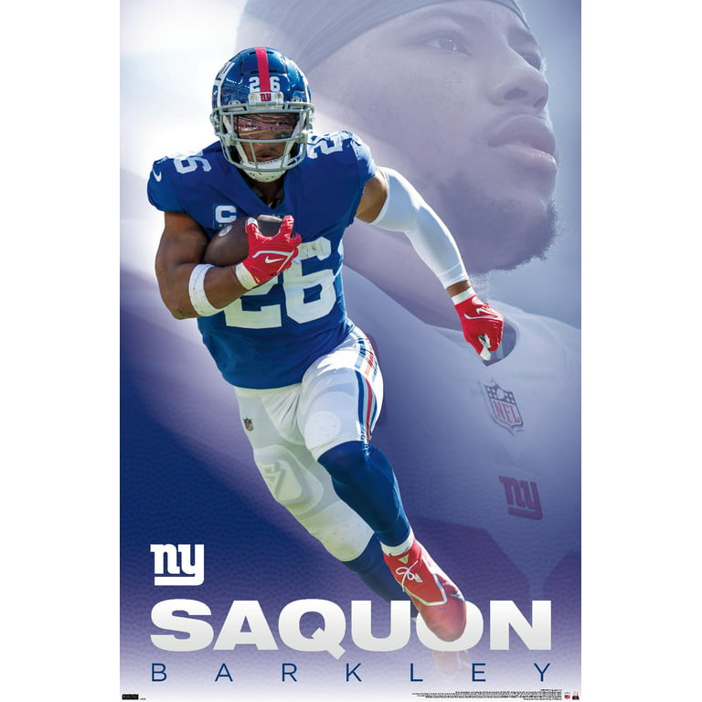 NFL New York Giants - Saquon Barkley 22 Wall Poster, 22.375 x 34
