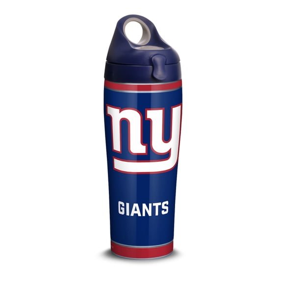 NFL New York Giants Touchdown 24 oz Stainless Steel Water Bottle with lid