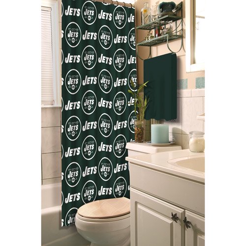 NFL New York Jets 72Inchby72Inch Shower Curtain