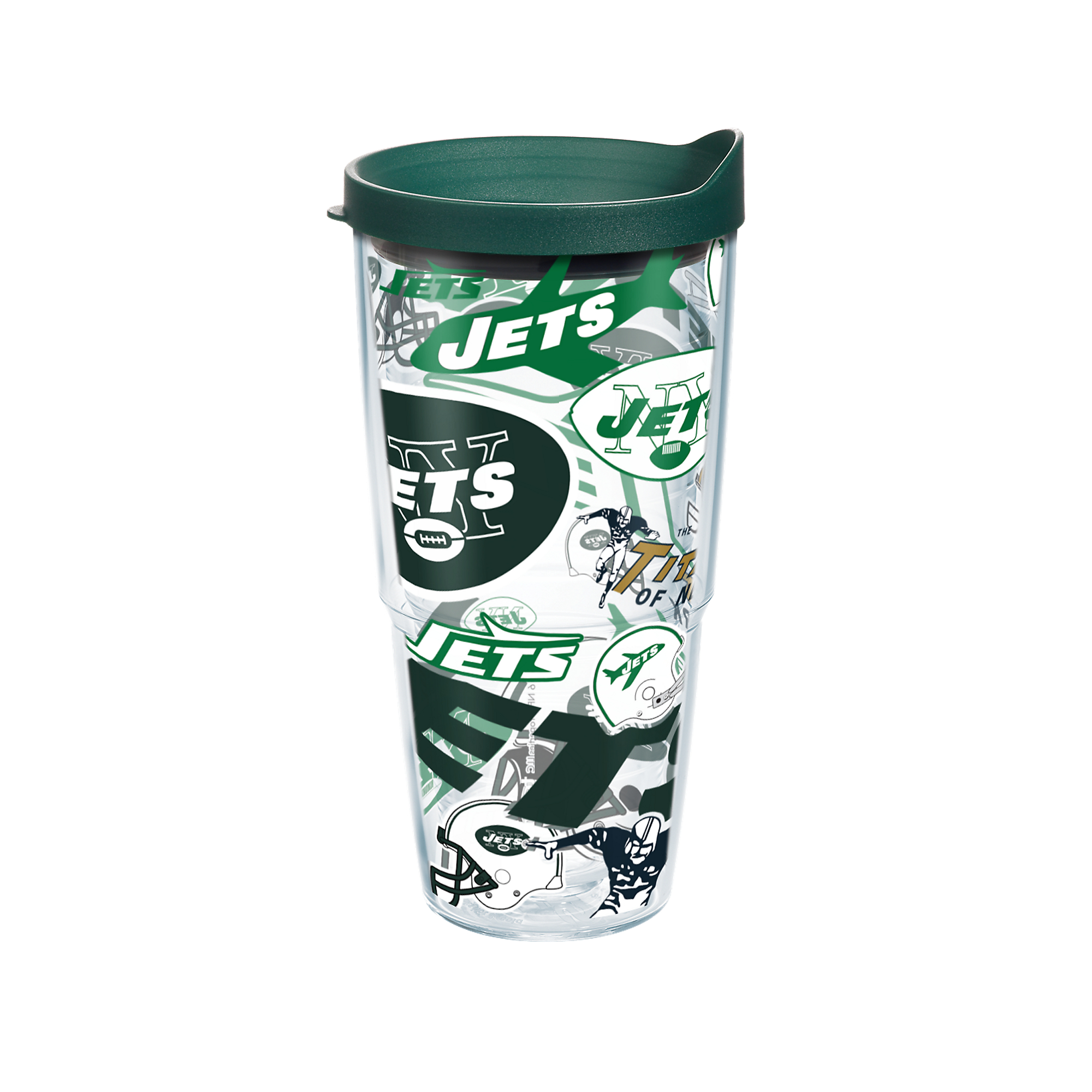 NFL New York Jets All Over 24 oz Tumbler with lid - image 1 of 1
