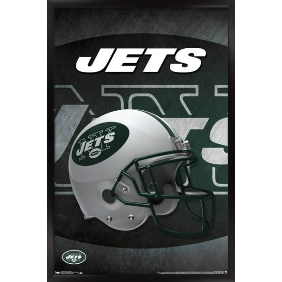 NFL New York Jets - Helmet 16 Wall Poster, 14.725" x 22.375" Framed