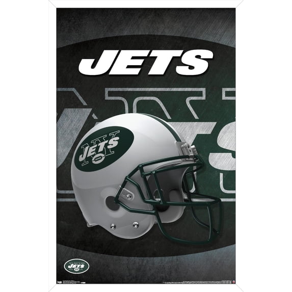 NFL New York Jets - Helmet 16 Wall Poster, 14.725" x 22.375" Framed