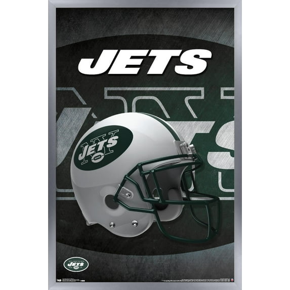 NFL New York Jets - Helmet 16 Wall Poster, 22.375" x 34" Framed