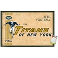 thumbnail image 1 of NFL New York Jets - Retro Logo 14 Wall Poster, 22.375" x 34", 1 of 2