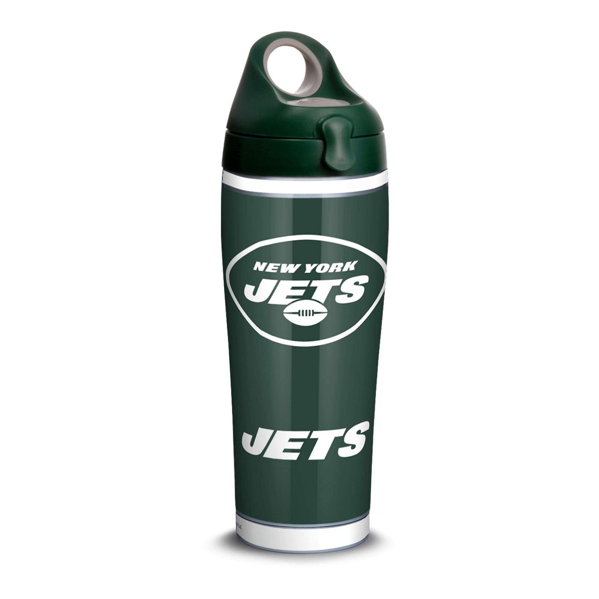NFL New York Jets Touchdown 24 oz Stainless Steel Water Bottle with lid