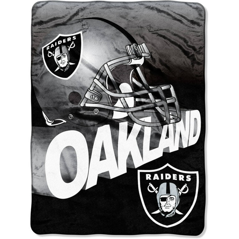 NFL Oakland Raiders 60 x 80 Oversized Micro Raschel Throw 1 Each