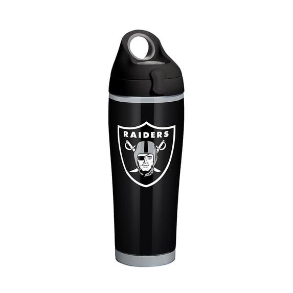 NFL Oakland Raiders Rush 24 oz Stainless Steel Water Bottle with lid