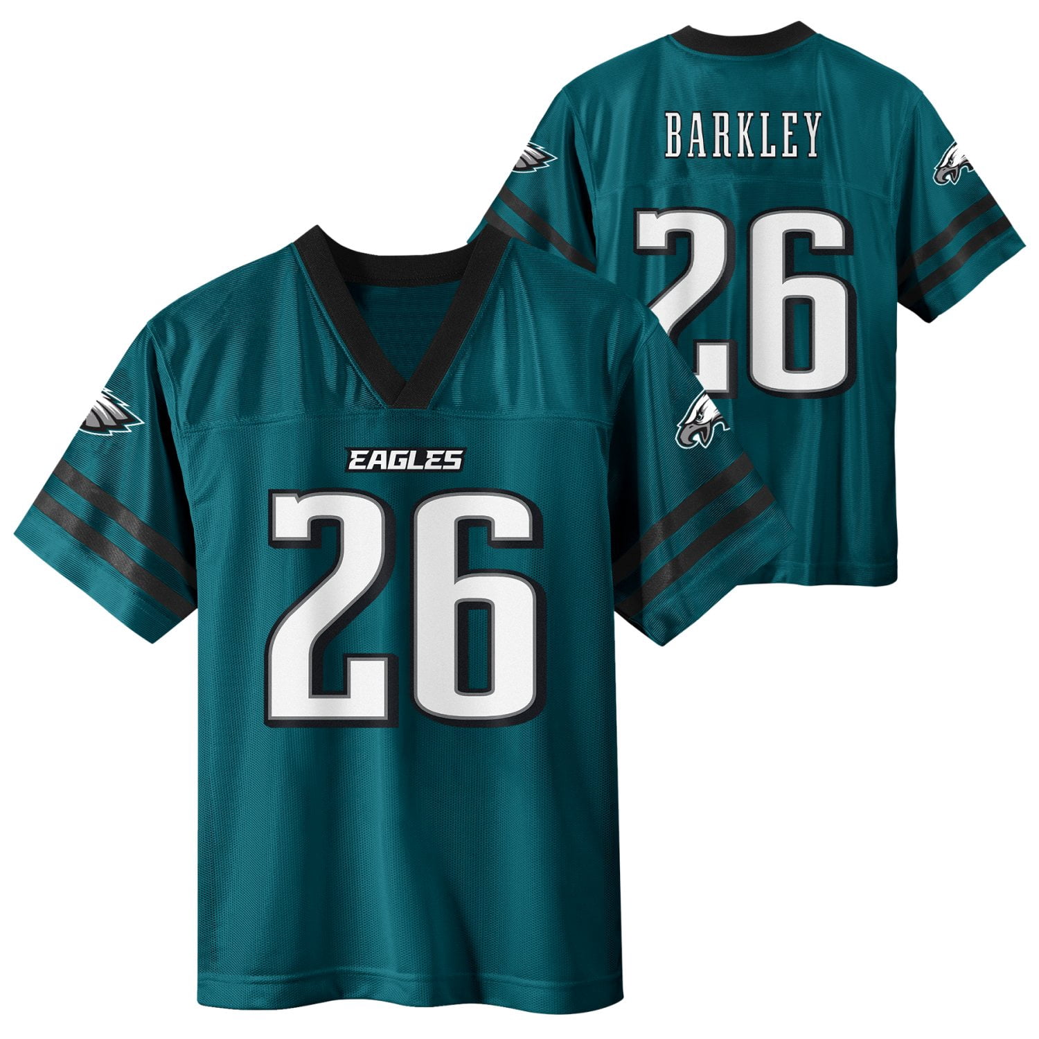 NFL PHILADELPHIA EAGLES Boys Jersey Game Day Fan Apparel - Barkley
