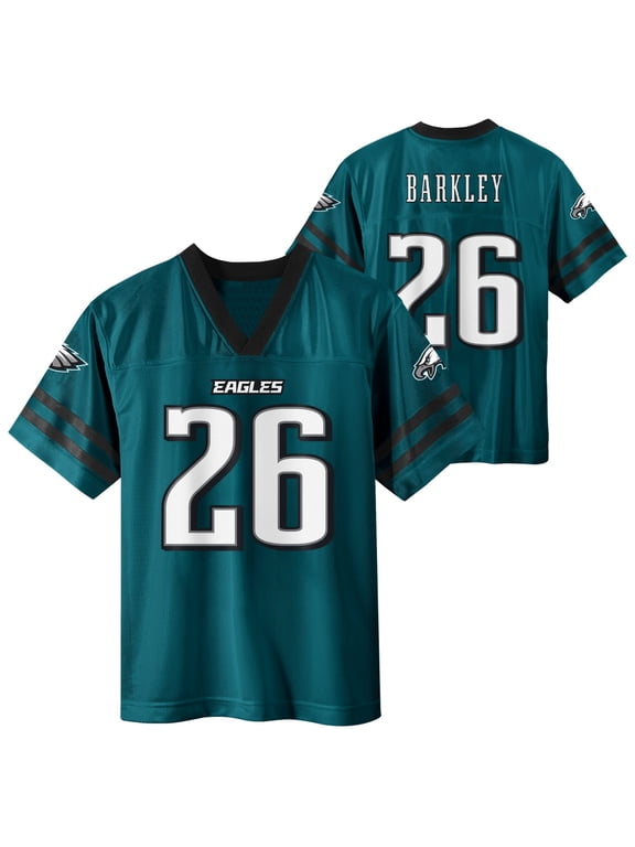 NFL PHILADELPHIA EAGLES Boys Jersey Game Day Fan Apparel - Barkley