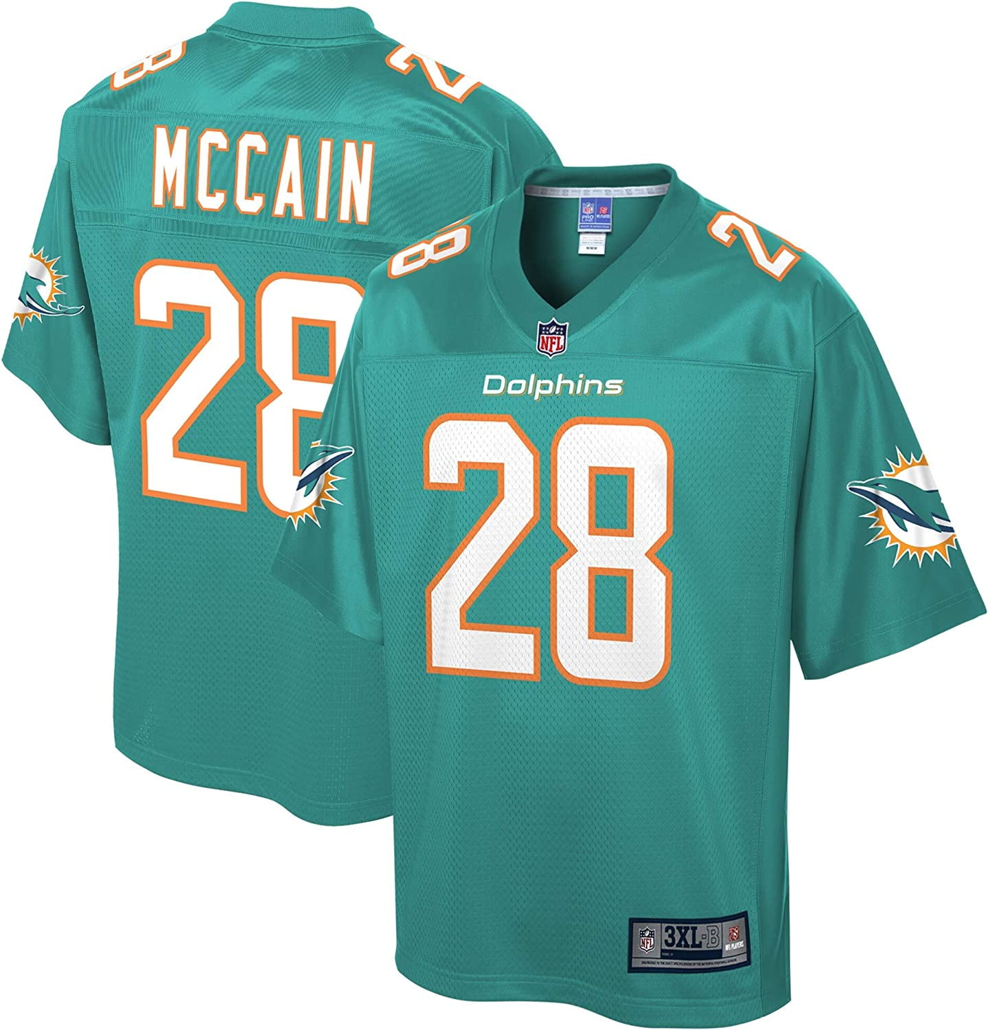 Miami dolphins best sale jersey 3xl