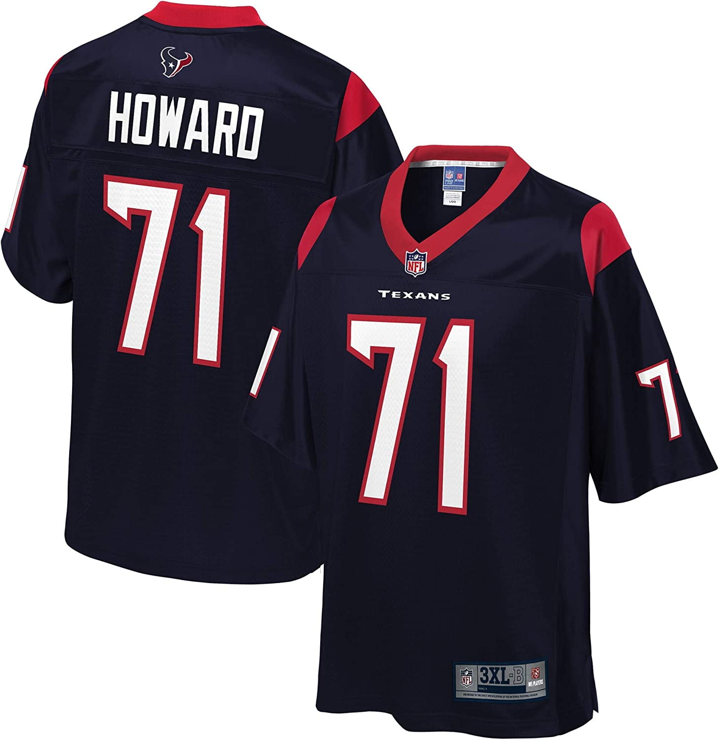 Big and clearance tall texans jersey