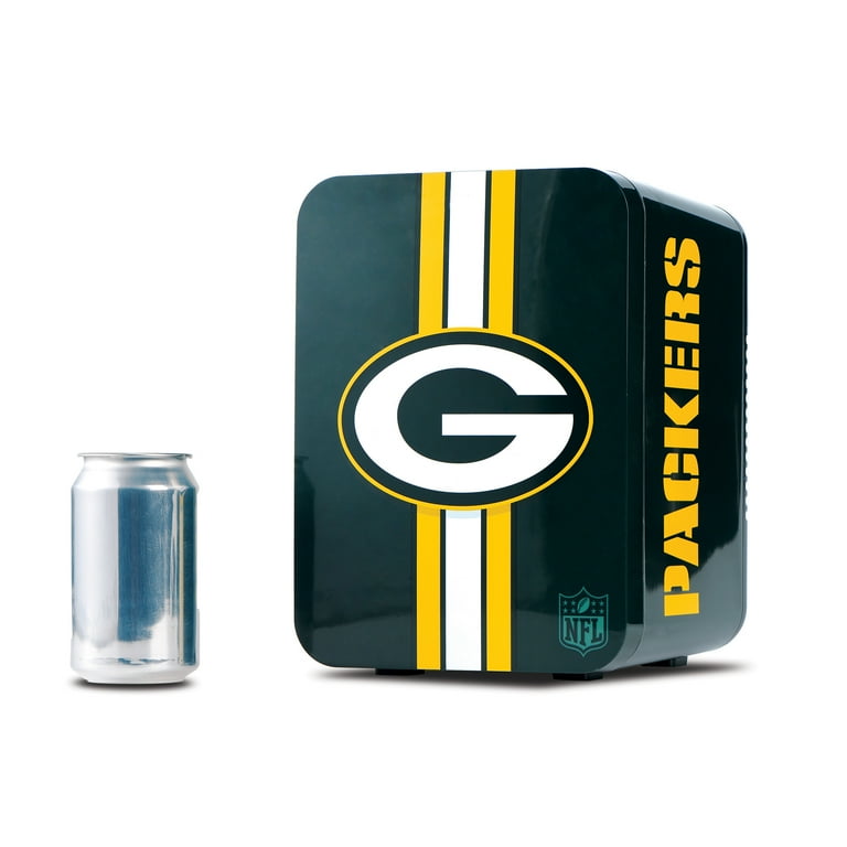 NFL Packers Mini Fridge 6 Can 4L - Walmart.com