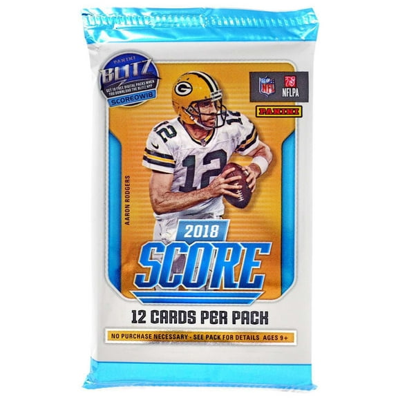 NFL Panini 2018 Score Football Trading Card Pack (12 Cards)