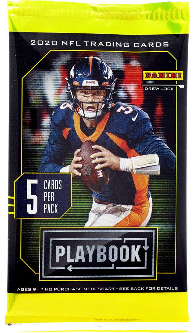 NFL Panini 2020 Playbook Football Trading Card Pack (5 Cards)