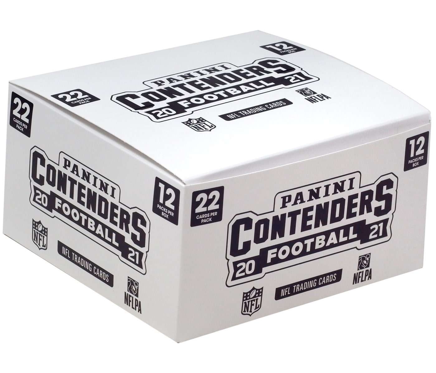 NFL Panini 2021 Contenders Football Trading Card VALUE Box (12 Packs)