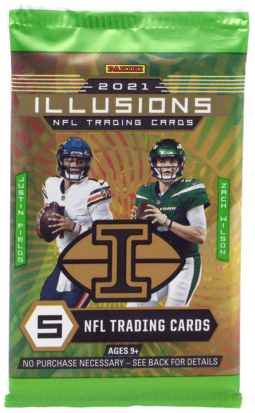 NFL Panini 2021 Illusions Football Trading Card MEGA Box Pack (5 Cards)