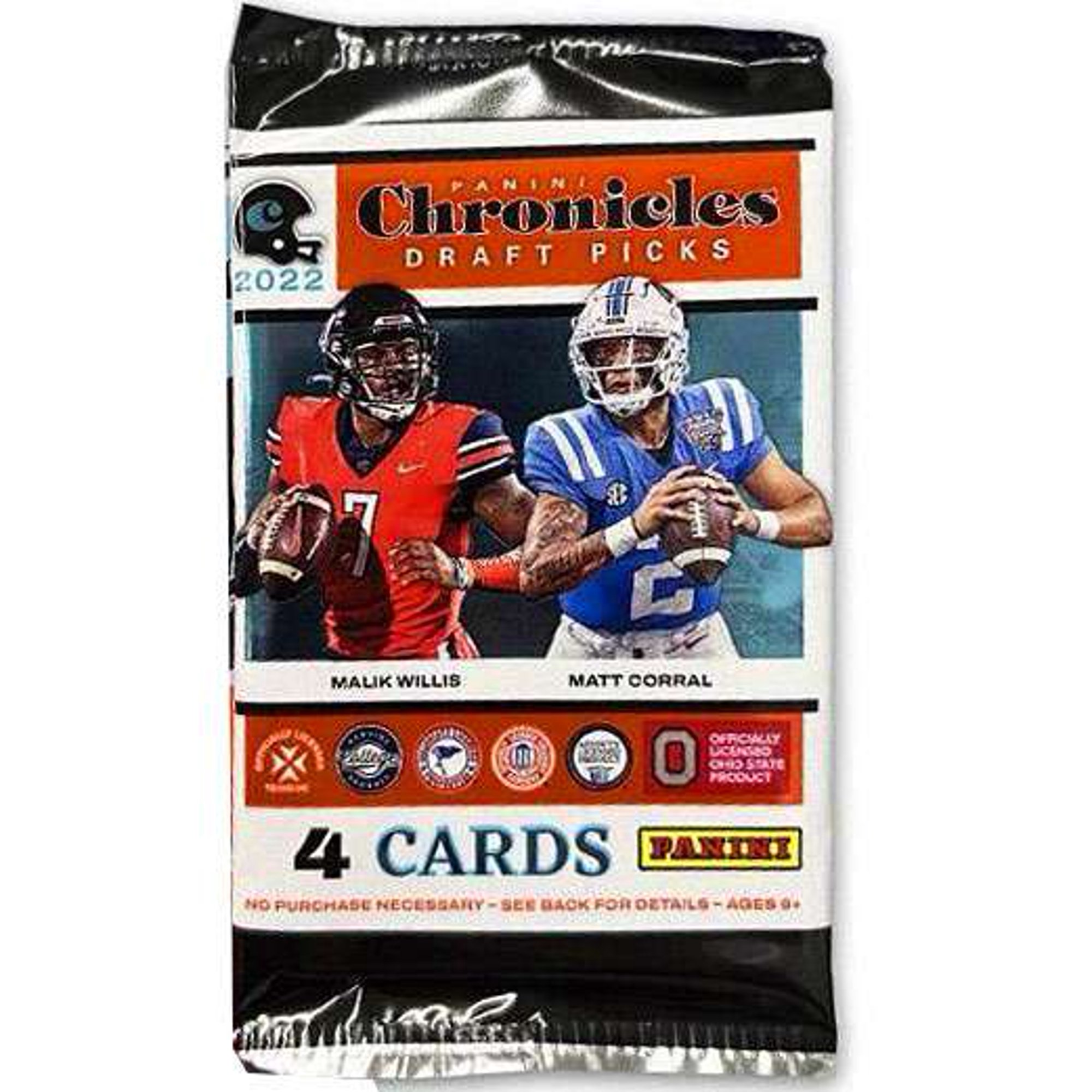 NFL Panini 2022 Chronicles Draft Picks Football Trading Card