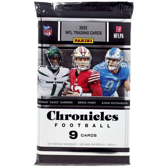 NFL Panini 2022 Chronicles Football Trading Card MEGA Box Pack (9 Cards)