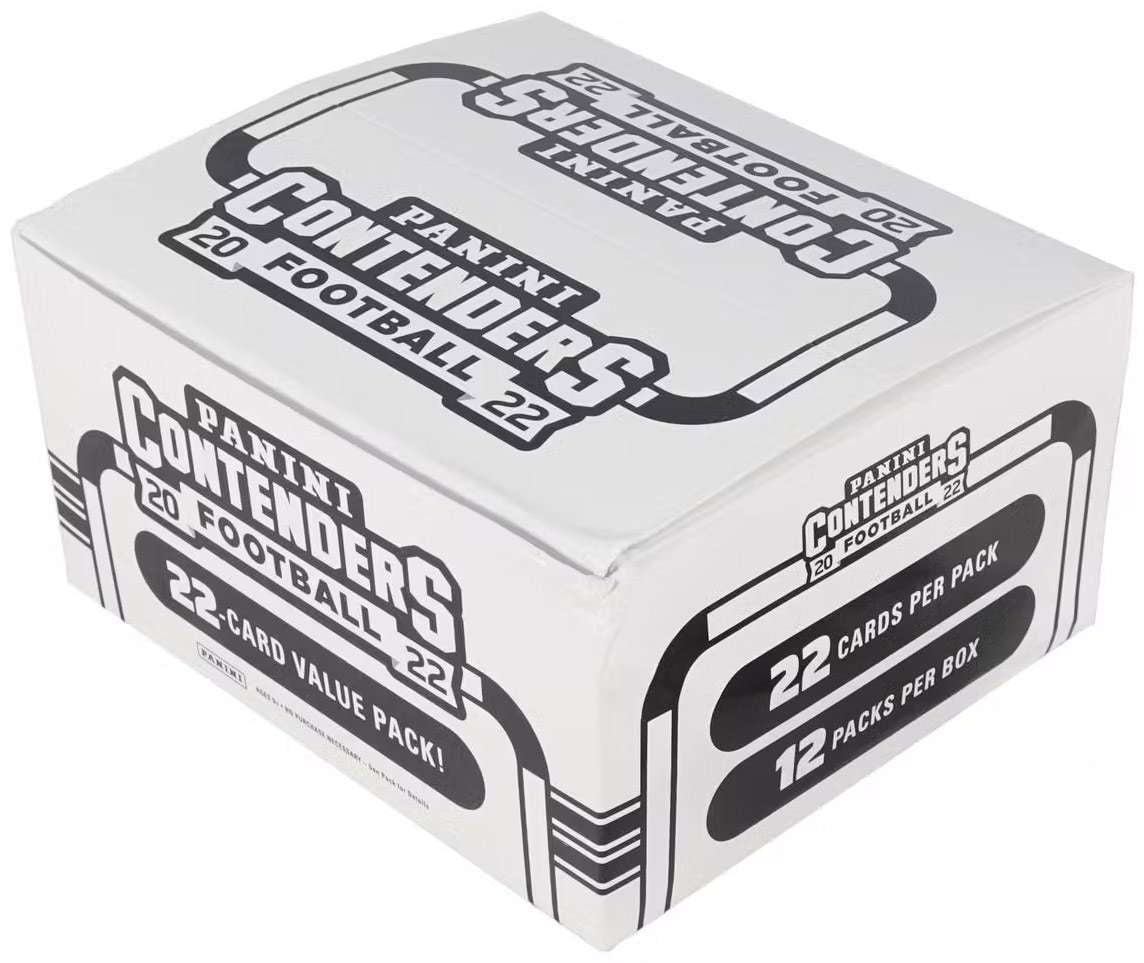 NFL Panini 2022 Contenders Football Trading Card VALUE Box (12 Packs)