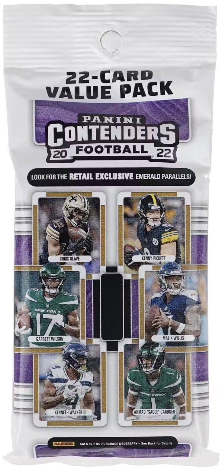 NFL Panini 2022 Contenders Football Trading Card VALUE Pack
